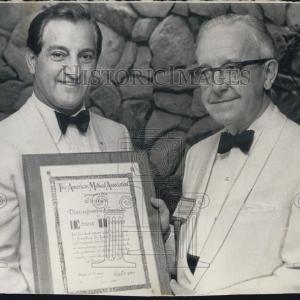 1966 Press Photo Danny Thomas Low Shipping Cheap Pice