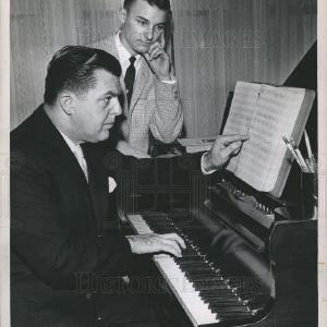 1961 Press Photo musician teacher music piano student Cheap Sale Big Discount