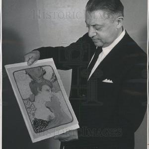 1965 Press Photo Toulouse Lautrec Lemon Saks Denver Art Pay With Visa Cheap Pice