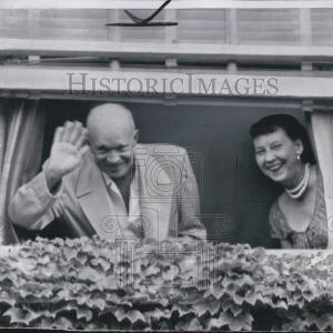 1956 Press Photo President & Mrs Eisenhower Outlet Release Dates