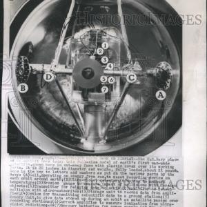 1956 Press Photo Rocket Vehicle Spacecraft Aircraft Cheap Sale Shop For