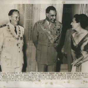 1956 Press Photo Marshal Josip Broz Tito Yugoslavia President Buy Cheap 2025