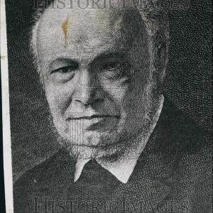 1956 Press Photo Portrait of Friedrich von Bodelschwingh Newest For Sale