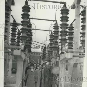 1956 Press Photo Mr.Malenkov visits Donington Power station Pick A Best For Sale
