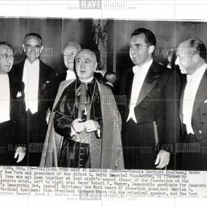 1956 Press Photo Francis Spellman American prelate Discount Newest