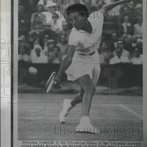 1956 Press Photo Althea Gibson at Wimbledon, England Cheap Fashion Style