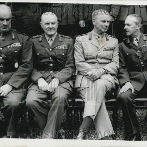 1956 Press Photo Annual Staff Exercise at Camberly Outlet Pices