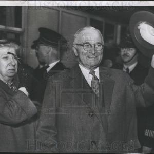 1956 Press Photo Harry S Truman President Best For Sale