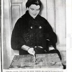 1956 Press Photo constantine karamanlis premier greece Cheap Sale View