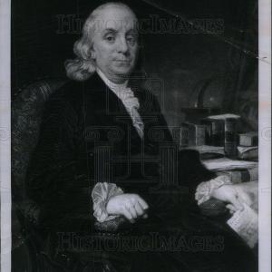 1956 Press Photo Benjamin Franklin Stateman Inventor Buy Cheap Visit