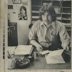 1970 Press Photo Editor and Publisher of Rolling Stone Magazine, Jann Wenner Newest
