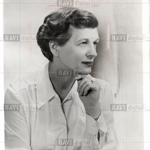 1965 Press Photo Anne Emery historical romantic fiction For Nice