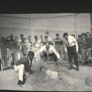 1958 Press Photo County Jail Baseball Game Cheap Shop