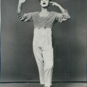1958 Mime Marcel Marceau Press Photo Free Shipping Very Cheap