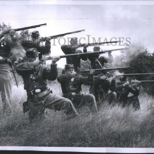 1957 Press Photo Shooting Cheap Sale With Mastercard