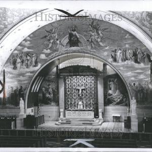 1957 Press Photo St. Brigid's Roman Catholic Church Countdown Package Cheap Pice