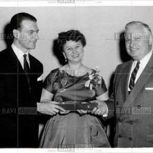 1957 Press Photo Ruth stegens Clearance Manchester