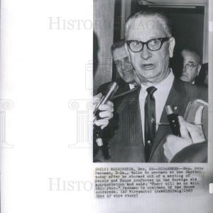 1963 Press Photo Otto Passman Democrat Politician Outlet Official