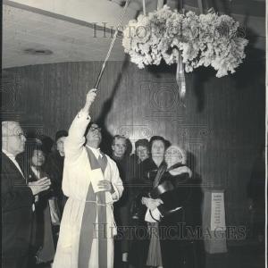 1963 Press Photo Mary Roman Catholic Chapel Largest Supplier