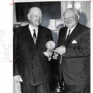 1963 Press Photo Herbert Hoover United States President Free Shipping Shop Offer