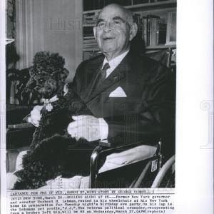 1963 Press Photo Herbert Lehman New York Governor Sale 100% Original