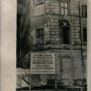 1964 Press Photo East Berlin Escape Clearance Limited Edition