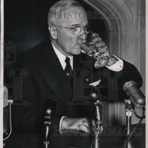 1955 Press Photo President Harry Truman Cheap Shop