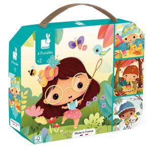 4 Puzzles The Four Seasons by Janod Get To Buy Cheap Online