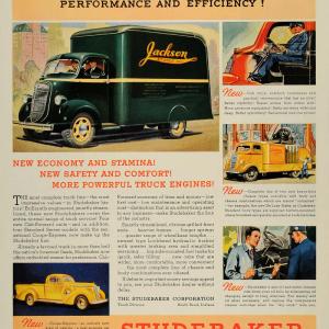 1937 Ad Studebaker Trucks Buses Cab Forward South Bend - ORIGINAL SEP4 On Hot Sale
