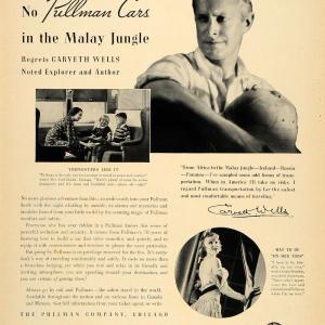 1937 Ad Pullman Cars Railway Train Travel Carveth Wells - ORIGINAL LF3 Buy Cheap 2025 Unisex