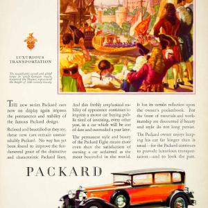 1929 Advert Packard Automobile Thames Vehicle Car Red Tower London Eight SCA7 Inexpensive Sale Online