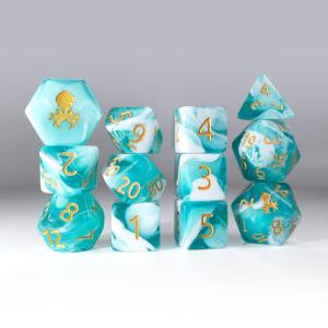 12pc  Gummi Baby Shark Do Do Do Do Polyhedral Dice Set Cheap Sale New Arrival