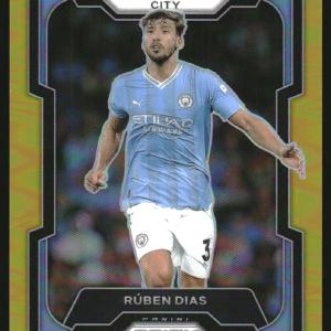 2023-24 Panini Prizm English Premier League Prizms Gold #15 Ruben Dias /10 Excellent Sale Online