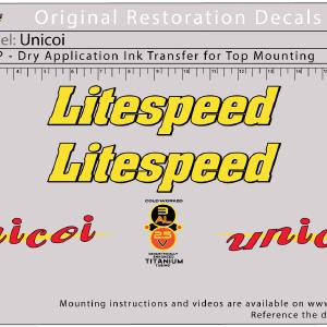 2000 Unicoi Decal Set Free Shipping With Paypal