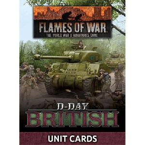 "D-Day British" Unit Cards Discount Big Sale
