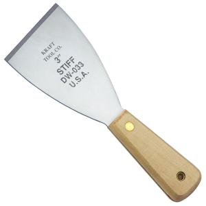 Kraft Tool DW033 3" Stainless Steel Stiff Scraper In China Cheap Pice