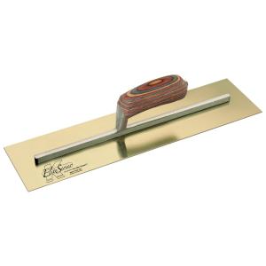 Kraft Tool CFE543 Elite Series Five Star 14" x 5" Golden Stainless Steel Cement Trowel with Laminated Wood Handle Free Shipping The Cheapest