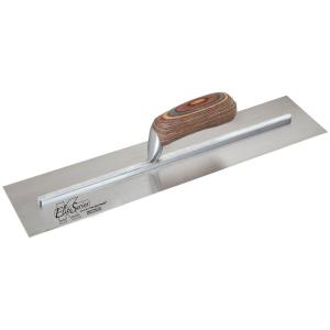 Kraft Tool CFE546 Elite Series Five Star 18" x 5" Carbon Steel Cement Trowel with Laminated Wood Handle Outlet Locations