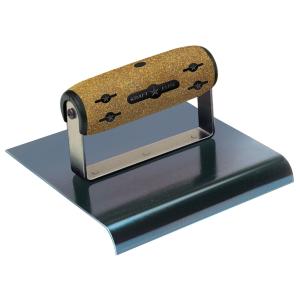Kraft Tool CFE575K 6" x 6" 1/4"R Elite Series Five Star Blue Steel Hand Edger with Cork Handle Sale Great Deals