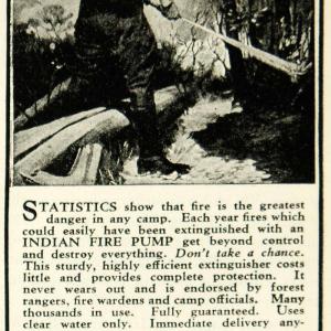 1932 Ad DB Smith Indian Forest Fire Pump Extinguisher Boy Scouts Camping YBSA1 Pices Online