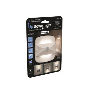 Sensor Brite SBUD-CD6 UpDown Light Wireless Motion Activated LED Light, White Sale Fashion