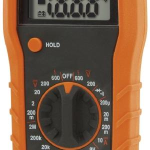 Klein Tools MM300 Manual-Ranging 600V Digital Multimeter, Orange and Black Outlet 2025