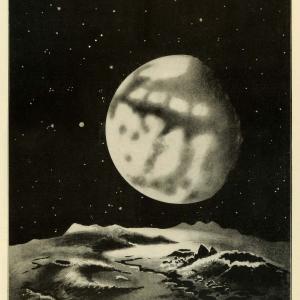 1927 Article Phobos Satellite Planet Mars View Solar System Astronomy SI1 From China For Sale