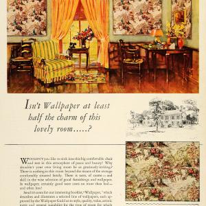 1927 Ad Wallpaper Manufacturers Association Home Decor Furniture Living Room HB2 Outlet Locations Cheap Online