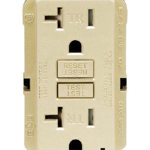 Leviton GFTR2-0KI Self Test GFCI Receptacle, Ivory, 20 amps Best Wholesale