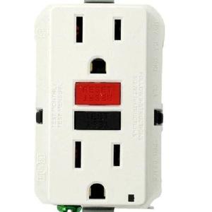 Leviton GFNT1-0RW GFCI Receptacle, 15 Amp, 125 Volt Buy Cheap Perfect