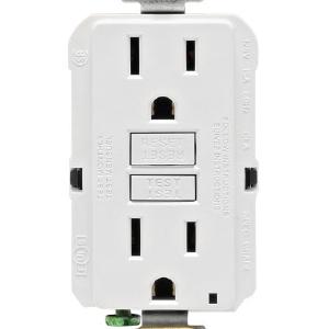 Leviton GFNT1-0KW GFCI Receptacle, 15 Amp, 125 Volt, White Sale Big Discount