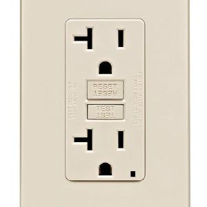 Leviton GFNT2-0PT GFCI Receptacle, 25 volts, Light Almond Excellent Sale Online