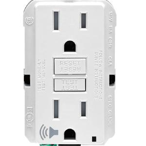 Leviton GFTA1-W Audible GFCI Receptacle, 15 Amp, 125 Volts, White Cheap Best Store To Get