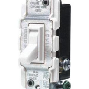 Leviton C22-01453-02W Grounding Toggle Switch 3-Way, White Cheap Sale Good Selling